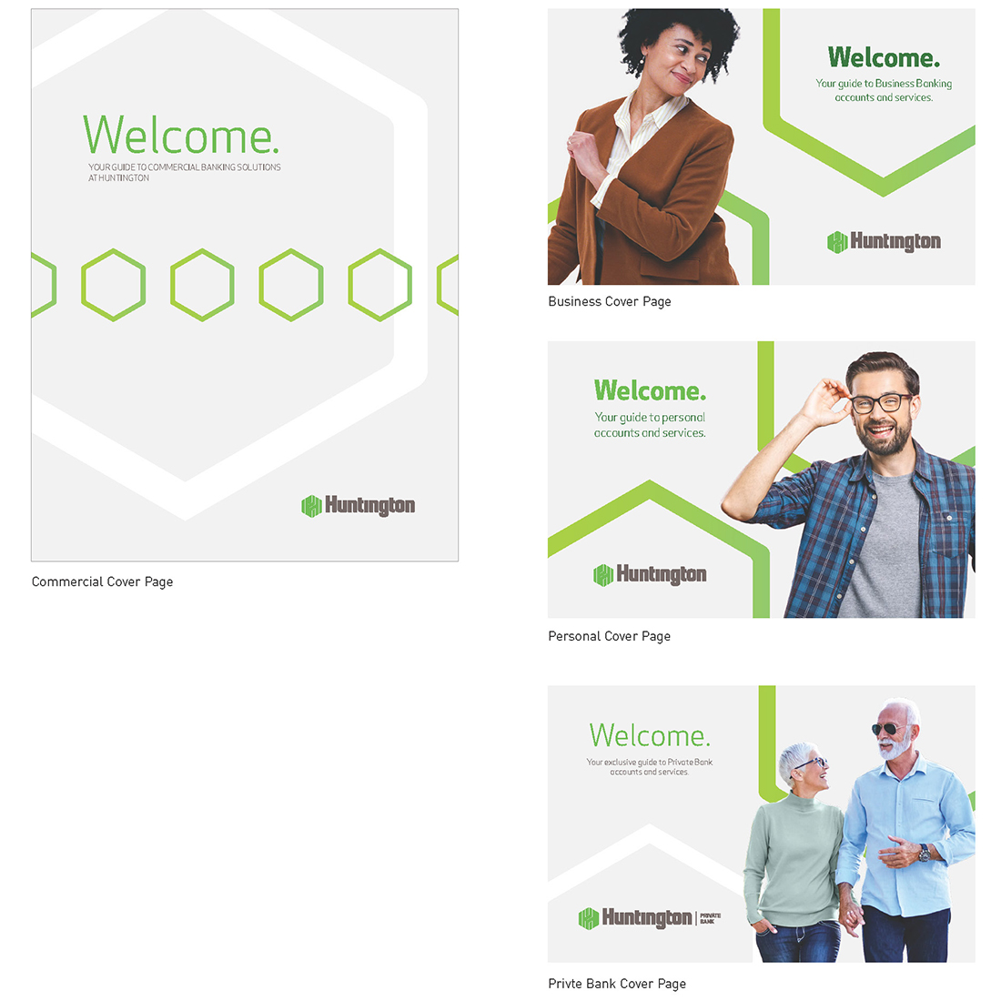 Images of cover pages from welcome brochures