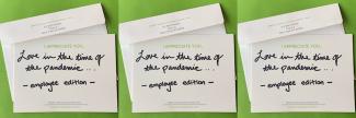 MKP envelope and stationary with text "I APPRECIATE YOU. Love in the time of the pandemic...employee edition"